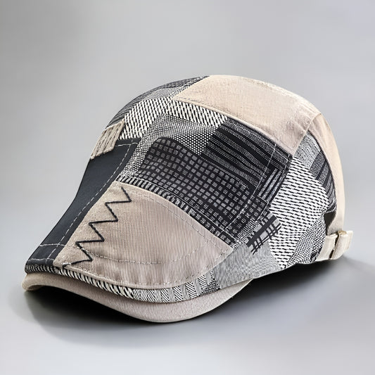 Pasquale™ |Cappello Patchwork a Quadri con Misura Regolabile