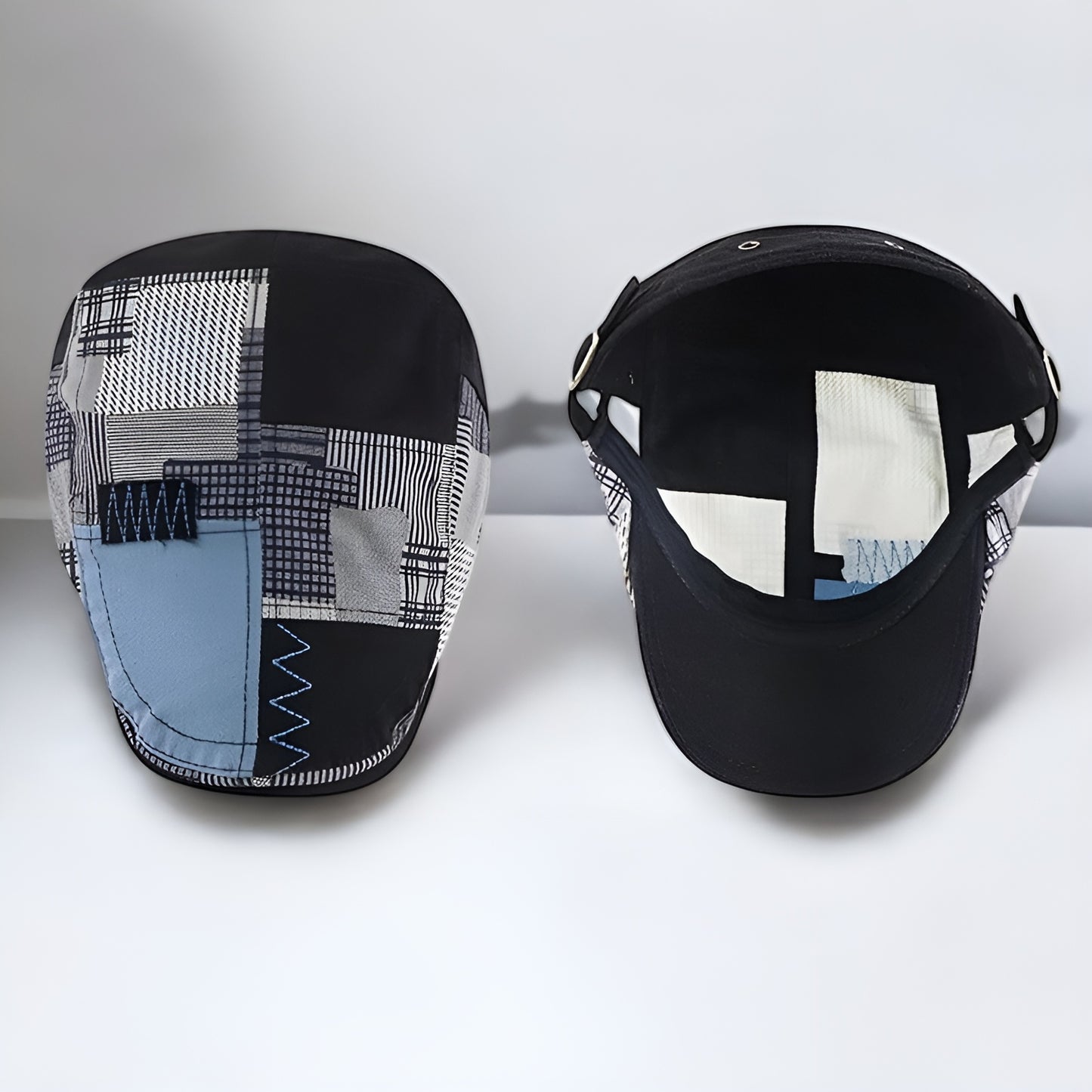 Pasquale™ |Cappello Patchwork a Quadri con Misura Regolabile