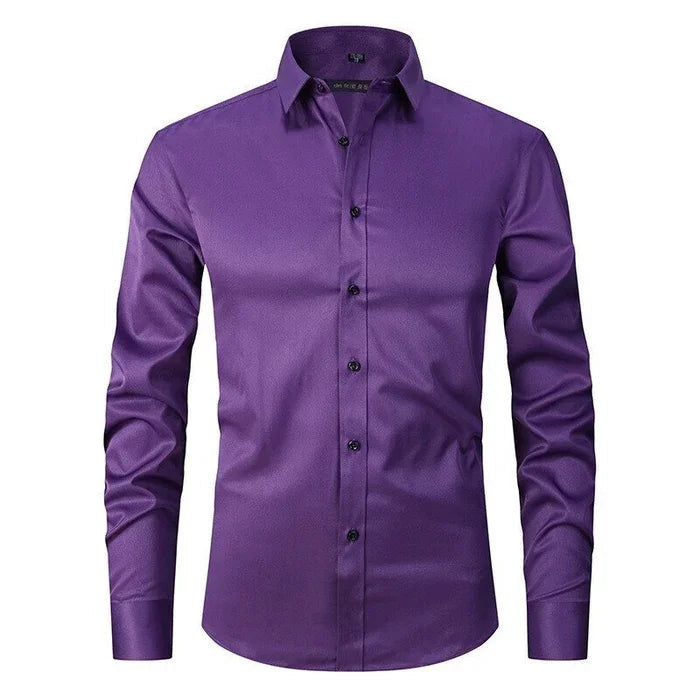 Ernesto™ | Camicia Elasticizzata e Senza Pieghe